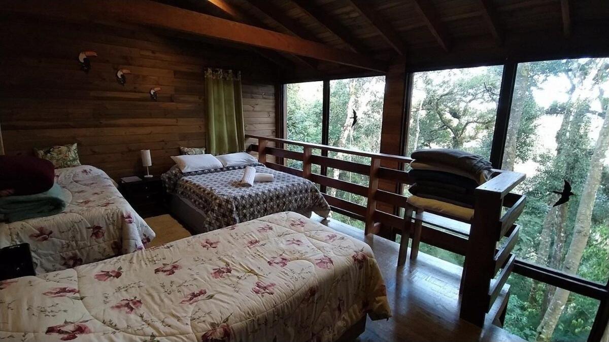 Chale Dos Tucanos- Parede De Vidro Com Linda Vista Campos do Jordão 외부 사진